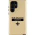 NFL New Orleans Saints Gold Performance Series Galaxy S25 Ultra Impact Case