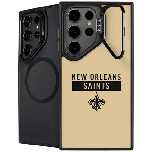 NFL New Orleans Saints Gold Performance Series Galaxy S24 Ultra Kickstand Case