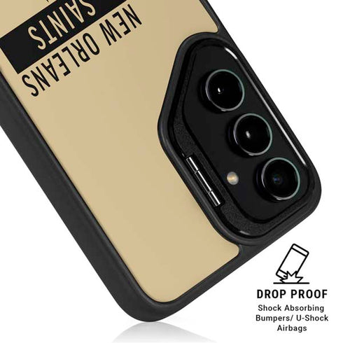 NFL New Orleans Saints Gold Performance Series Galaxy S24 Ultra Kickstand Case