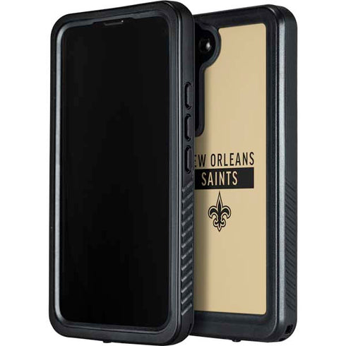 NFL New Orleans Saints Gold Performance Series Galaxy S24 Waterproof Case