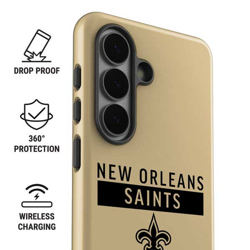 NFL New Orleans Saints Gold Performance Series Galaxy S26 Impact Case