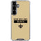 NFL New Orleans Saints Gold Performance Series Galaxy S26 Plus Clear Case