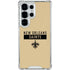 NFL New Orleans Saints Gold Performance Series Galaxy S26 Ultra Clear Case