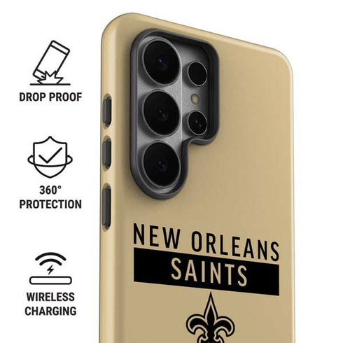 NFL New Orleans Saints Gold Performance Series Galaxy S26 Ultra Impact Case