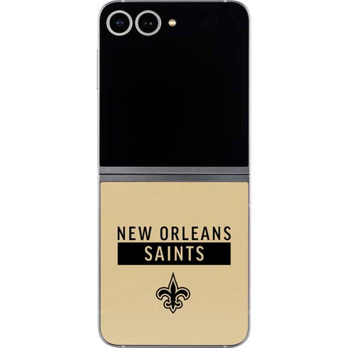NFL New Orleans Saints Gold Performance Series Galaxy Z Flip6 Skin