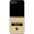 NFL New Orleans Saints Gold Performance Series Galaxy Z Flip6 Skin