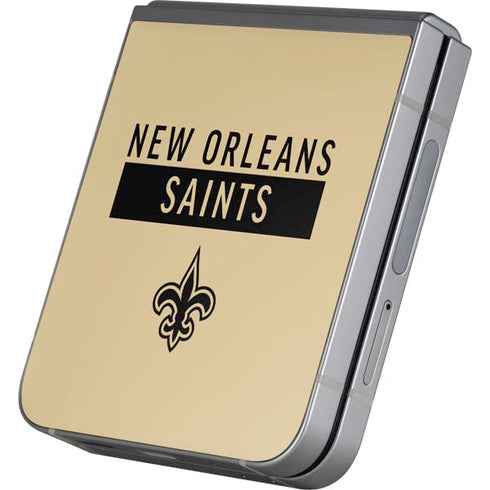 NFL New Orleans Saints Gold Performance Series Galaxy Z Flip6 Skin