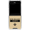 NFL New Orleans Saints Gold Performance Series Galaxy Z Flip6 Clear Case