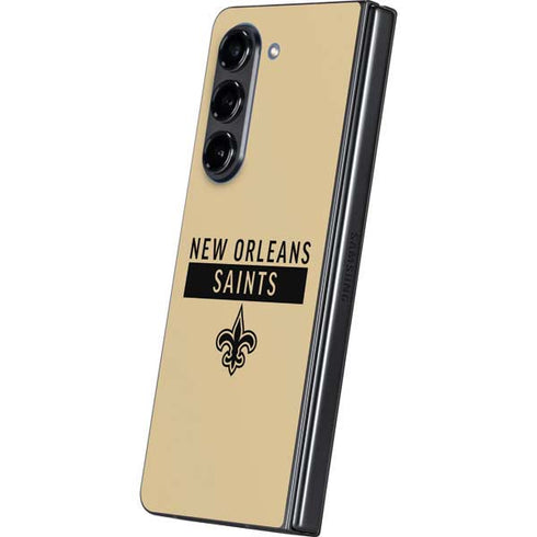 NFL New Orleans Saints Gold Performance Series Galaxy Z Fold5 5G Skin