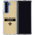 NFL New Orleans Saints Gold Performance Series Galaxy Z Fold6 Clear Case