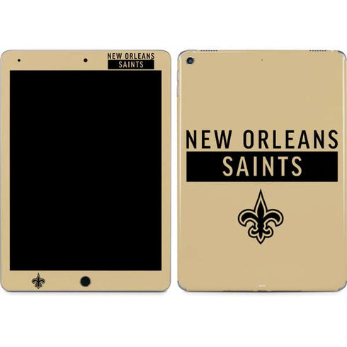 NFL New Orleans Saints Gold Performance Series iPad Skins