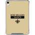 NFL New Orleans Saints Gold Performance Series iPad 11th Gen (2025) Clear Case
