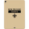 NFL New Orleans Saints Gold Performance Series Apple iPad Air Skin