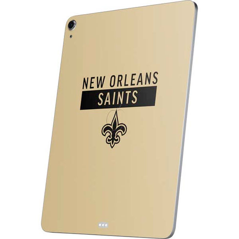 NFL New Orleans Saints Gold Performance Series Apple iPad Air Skin