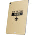 NFL New Orleans Saints Gold Performance Series Apple iPad Air Skin