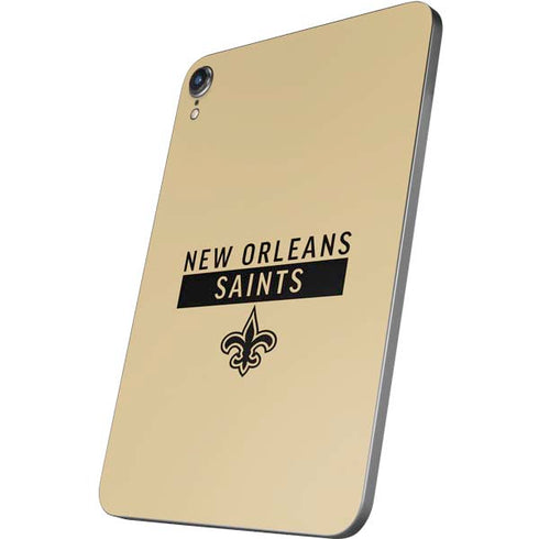 NFL New Orleans Saints Gold Performance Series Apple iPad Mini Skin