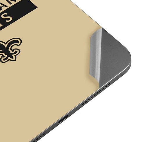NFL New Orleans Saints Gold Performance Series Apple iPad Mini Skin