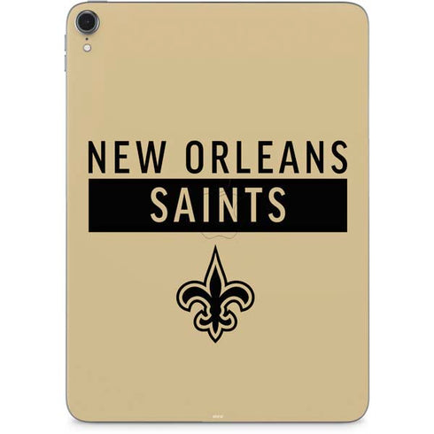 NFL New Orleans Saints Gold Performance Series Apple iPad Pro Skin