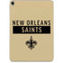 NFL New Orleans Saints Gold Performance Series Apple iPad Pro Skin