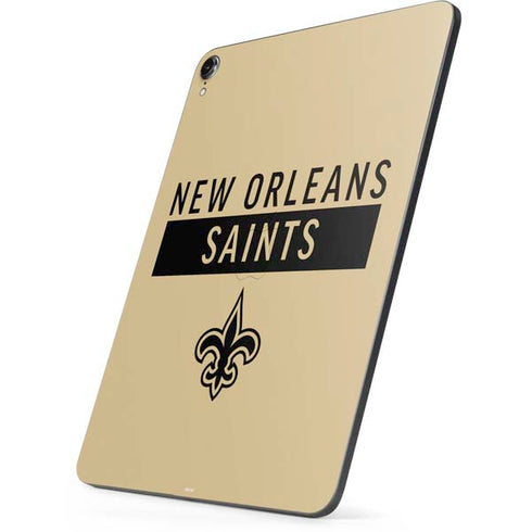 NFL New Orleans Saints Gold Performance Series Apple iPad Pro Skin