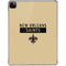 NFL New Orleans Saints Gold Performance Series iPad Pro 11in (2024) Clear Case