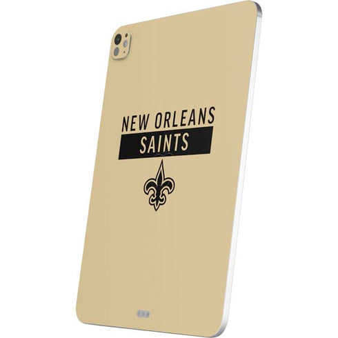 NFL New Orleans Saints Gold Performance Series iPad Pro 13in M4 (2024) Skin