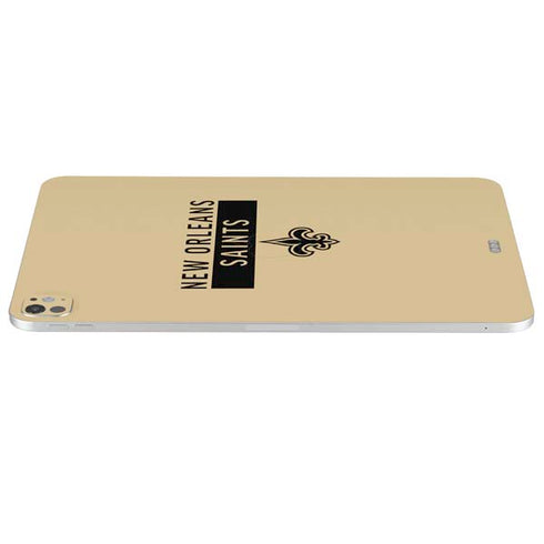 NFL New Orleans Saints Gold Performance Series iPad Pro 13in M4 (2024) Skin