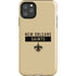 NFL New Orleans Saints Gold Performance Series iPhone Cases