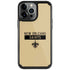 NFL New Orleans Saints Gold Performance Series iPhone Cases