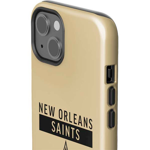 NFL New Orleans Saints Gold Performance Series iPhone 15 Impact Case