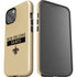NFL New Orleans Saints Gold Performance Series iPhone 15 Impact Case