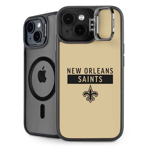 NFL New Orleans Saints Gold Performance Series iPhone 15 Kickstand Case