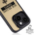 NFL New Orleans Saints Gold Performance Series iPhone 15 Kickstand Case