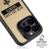 NFL New Orleans Saints Gold Performance Series iPhone 15 Pro Max Kickstand Case