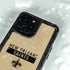 NFL New Orleans Saints Gold Performance Series iPhone 15 Pro Waterproof Case