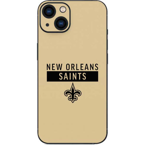 NFL New Orleans Saints Gold Performance Series iPhone 15 Skin