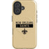 NFL New Orleans Saints Gold Performance Series iPhone 16 Magsafe Impact Case