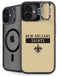 NFL New Orleans Saints Gold Performance Series iPhone 16 Plus Kickstand Case