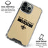 NFL New Orleans Saints Gold Performance Series iPhone 16 Pro Clear Case