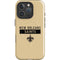 NFL New Orleans Saints Gold Performance Series iPhone 16 Pro Magsafe Impact Case
