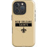NFL New Orleans Saints Gold Performance Series iPhone 16 Pro Magsafe Impact Case