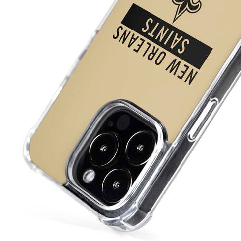 NFL New Orleans Saints Gold Performance Series iPhone 16 Pro Max MagSafe Case