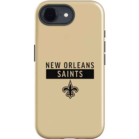 NFL New Orleans Saints Gold Performance Series iPhone 16e Impact Case