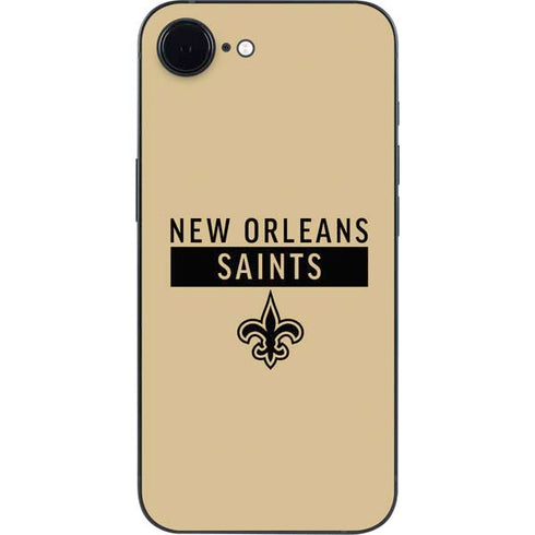 NFL New Orleans Saints Gold Performance Series iPhone 16e Skin
