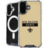 NFL New Orleans Saints Gold Performance Series iPhone 17 MagSafe Case
