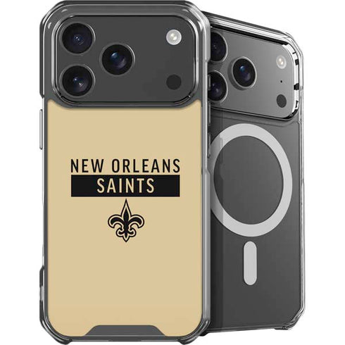 NFL New Orleans Saints Gold Performance Series iPhone 18 Pro MagSafe Case