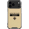 NFL New Orleans Saints Gold Performance Series iPhone 18 Pro Max Clear Case