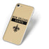 NFL New Orleans Saints Gold Performance Series iPhone 8 Skin
