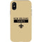 NFL New Orleans Saints Gold Performance Series iPhone X Pro Case