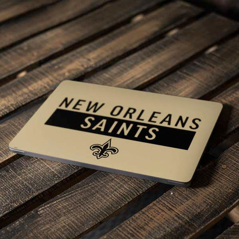 NFL New Orleans Saints Gold Performance Series Apple MacBook Air Skin